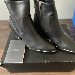 Coach Pell Leather Bootie Size 9