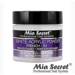 Mia Secret Acrylic Nail Powder 3D White 1 oz Bottle -MADE IN USA