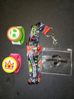 Power-Up Bands & HHN Lanyard