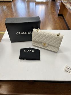 CHANEL DOUBLE FLAP, USED, GOOD CONDITION, SLIGHTLY DIRTY, BOX AND DUST BAG, ENTRUPY VERIFIED