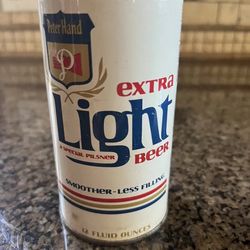 Vintage Peter Hand Extra Light Beer 12oz Straight Steel Beer Can Special Pilsner