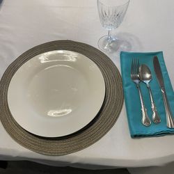 200 Turquoise Linen Napkin