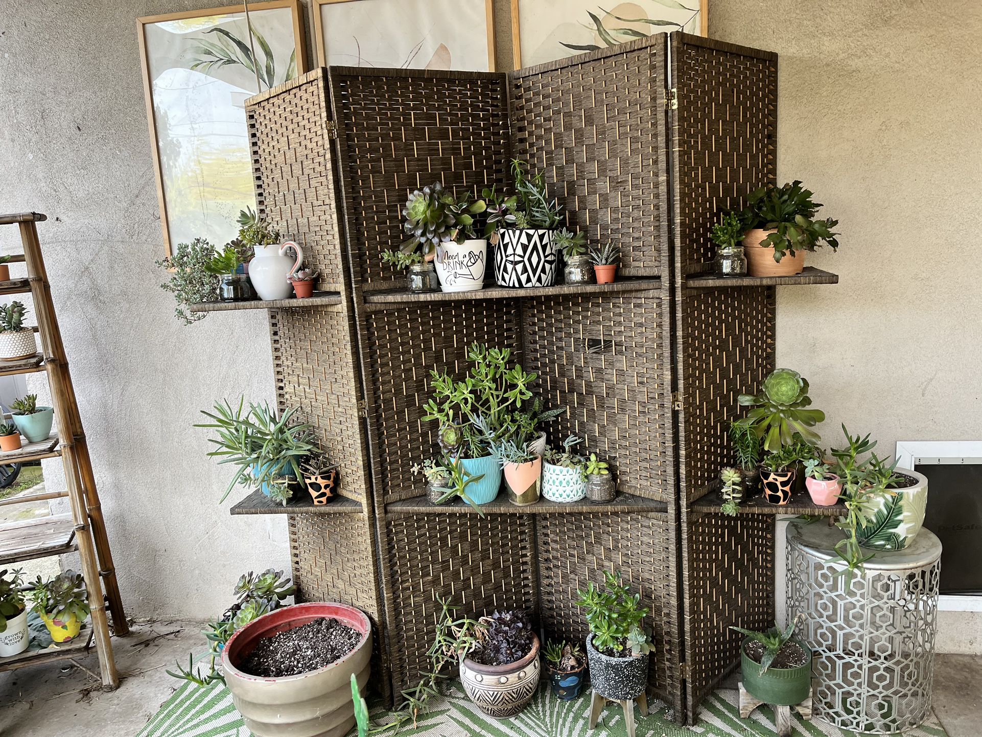 Trifold Plant Stand 