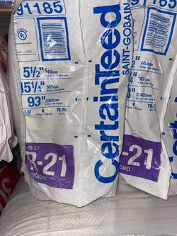 Insulation R21x16 unfaced for 2x6