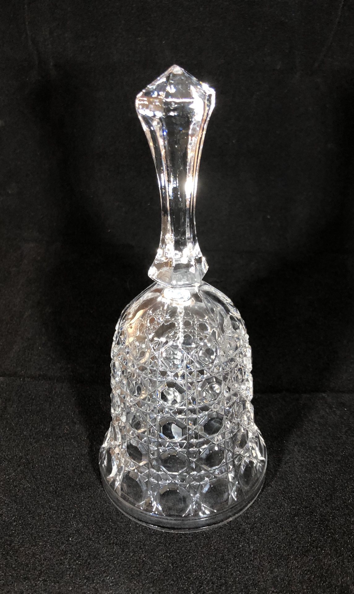 Lead Crystal Bell, 24% (PbO)Lead Crystal Cut Glass Tritschler Winterhalder, West Germany.