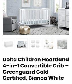 Delta children Heartland 4 in 1 convertible crib