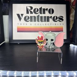 Funko Pop! Disney Baby Dumbo Hot Topic #513 w Timothy Mouse Mini Loose VG+