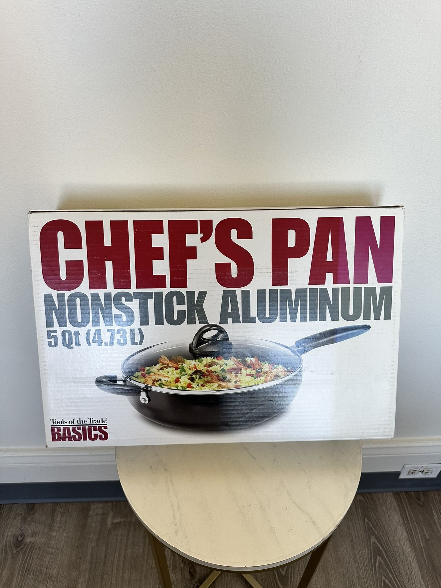 Brand New Never Used Bought from Macy’s Chef's Pan Nonstick Aluminum 5QT Tools of the Trade BASICS