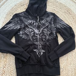 affliction zip up