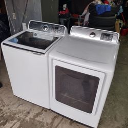 Samsung WASHER AND ELECTRIC DRYER Large Capacity 