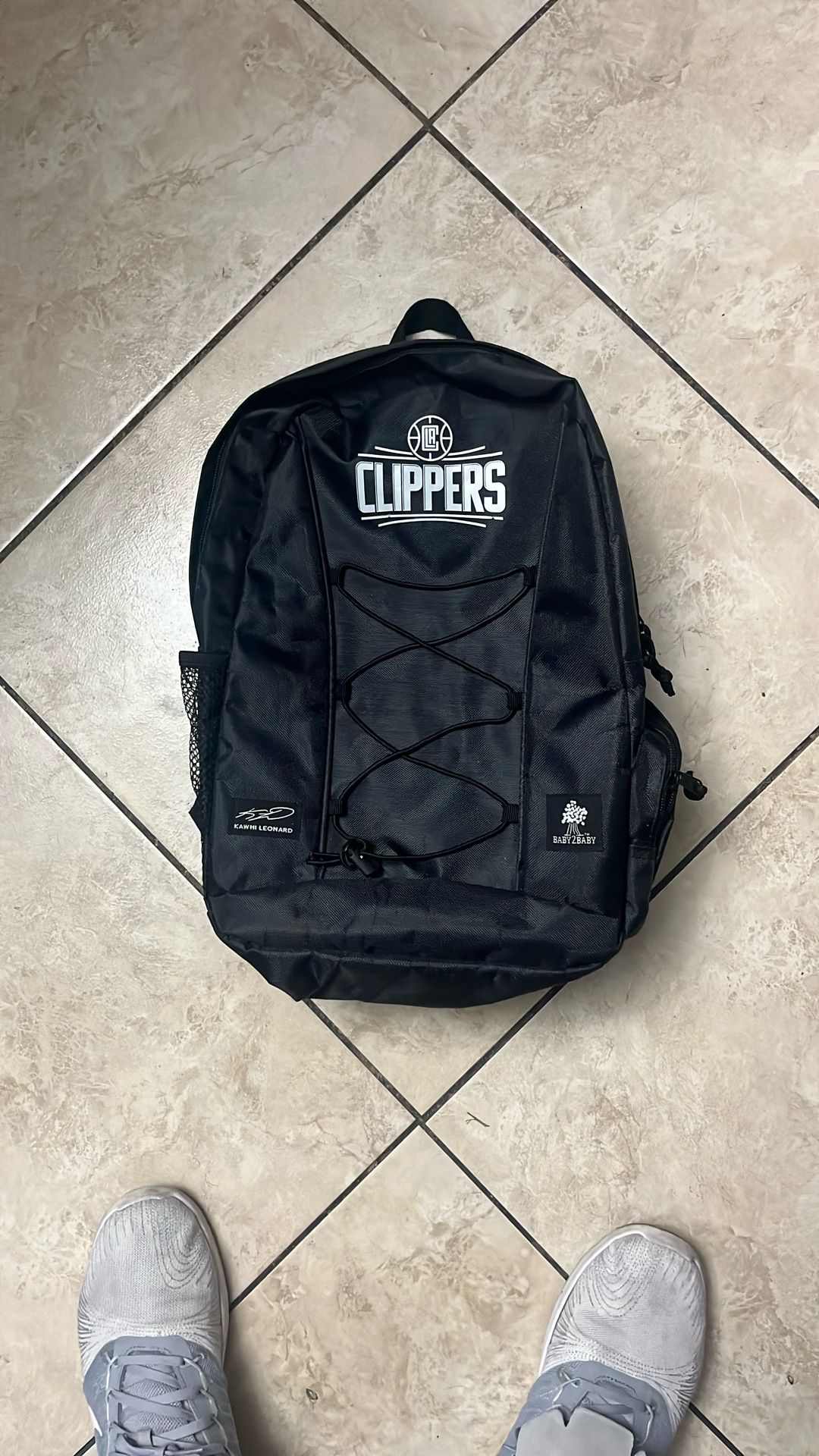 Clippers Black Back Pack New