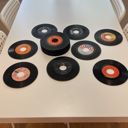 Lot Of 30 Old 45 RPM Records - One Known To Be RARE!