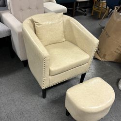 Accent Chair With Ottoman Sofa Couch