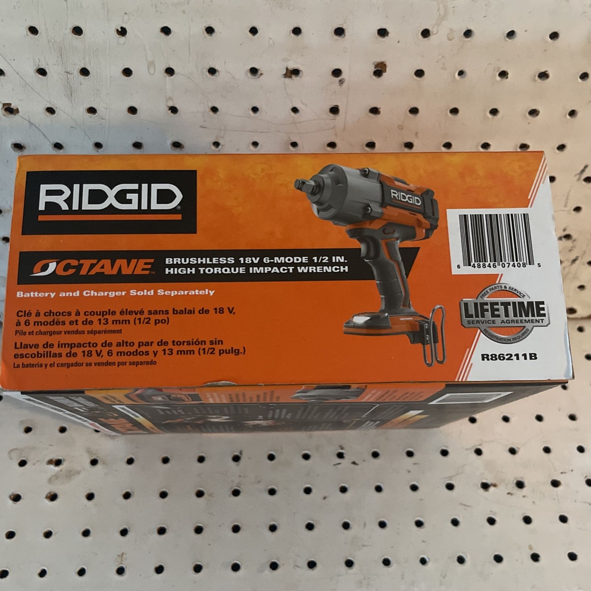 RIDGID 18V OCTANE Brushless Cordless 1 2 in. High Torque 6 Mode Impact Wrench Tool Only for Sale in Deerfield Beach FL OfferUp