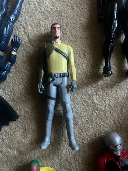 12-inch Star Wars Rebels Kanan Jarrus Action Figure produced by Hasbro as part of their Hero Series / Titan Hero line around 2014. It features the cha