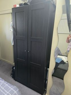 Wardrobe brown black