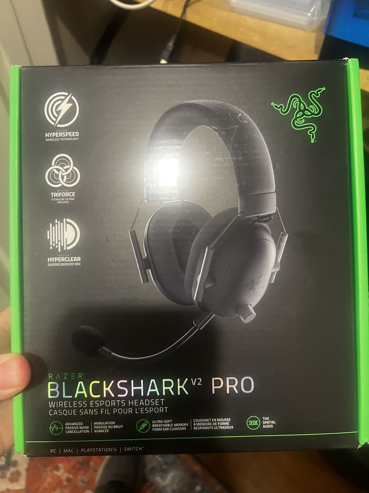 Razer black shark V2 Pro Wireless Gaming Headset For Pc / Console