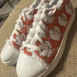 Brand New Santa Sneakers – Size 7.5
