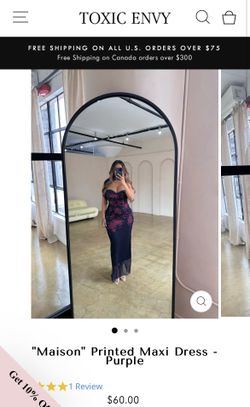 Maxi Purple Dress