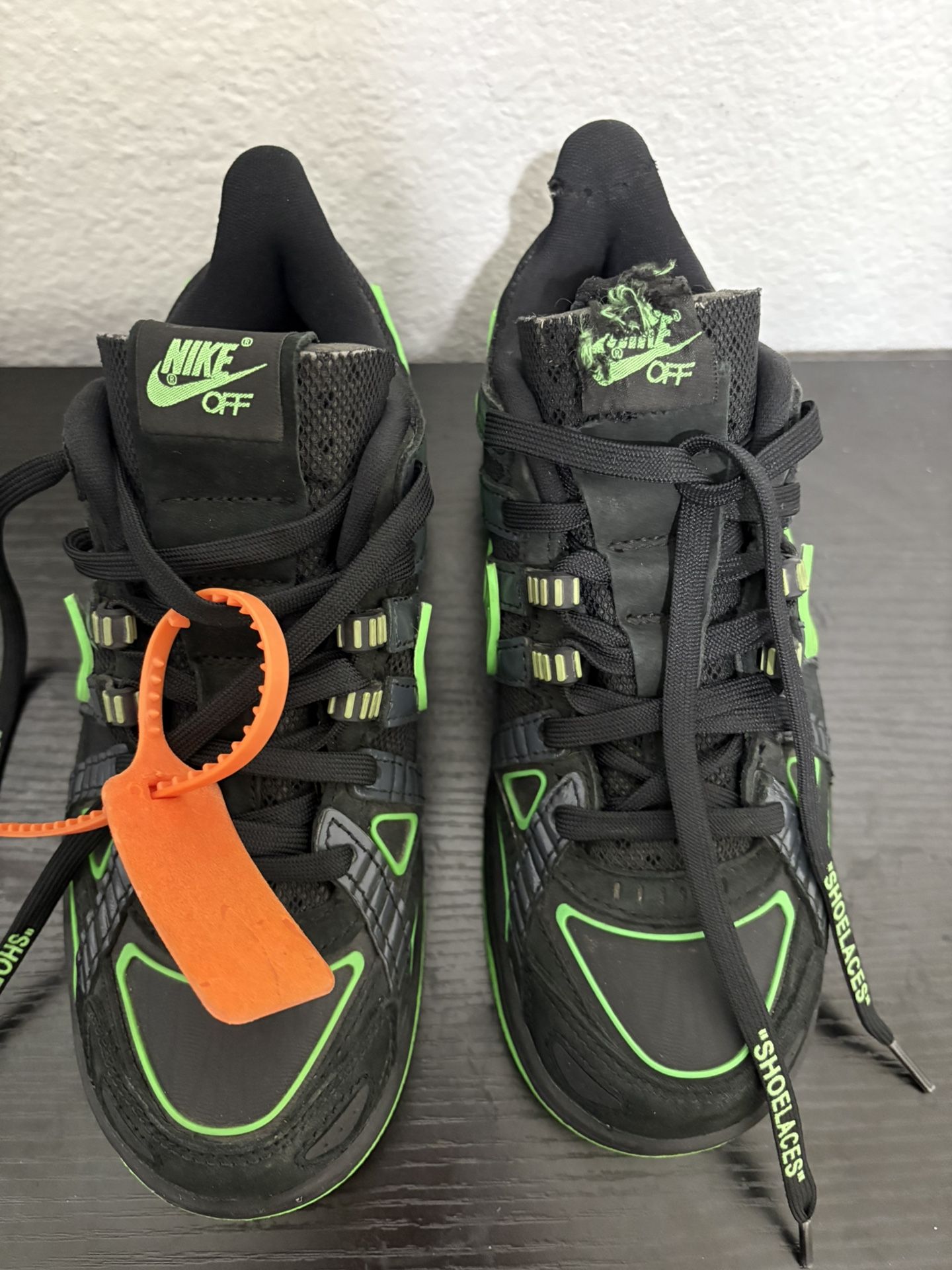 Off White Rubber Dunks 4 Youth 5.5 Women