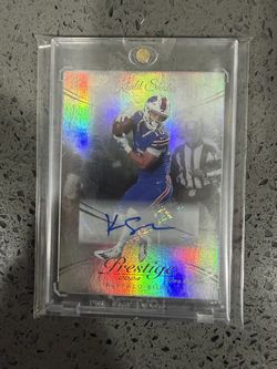 Khalil Shakur autograph card