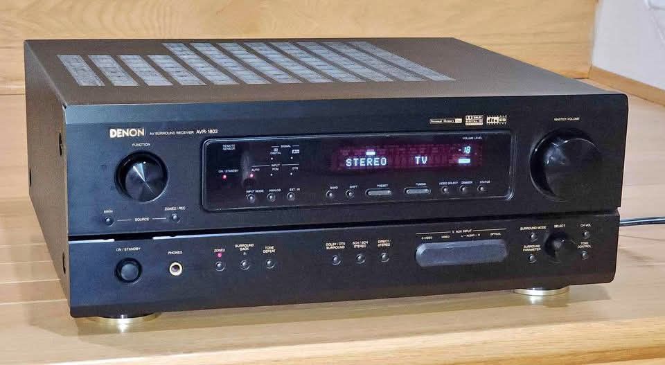 DENON AVR-1803 AV RECEIVER/CANTON 5.1 SPEAKERS/400 WATTS SUNFIRE DUAL SUBWOOFER $1000 FINAL PRICE