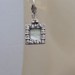 VINTAGE CUBE ART DECO ABALONE MARCASITE 