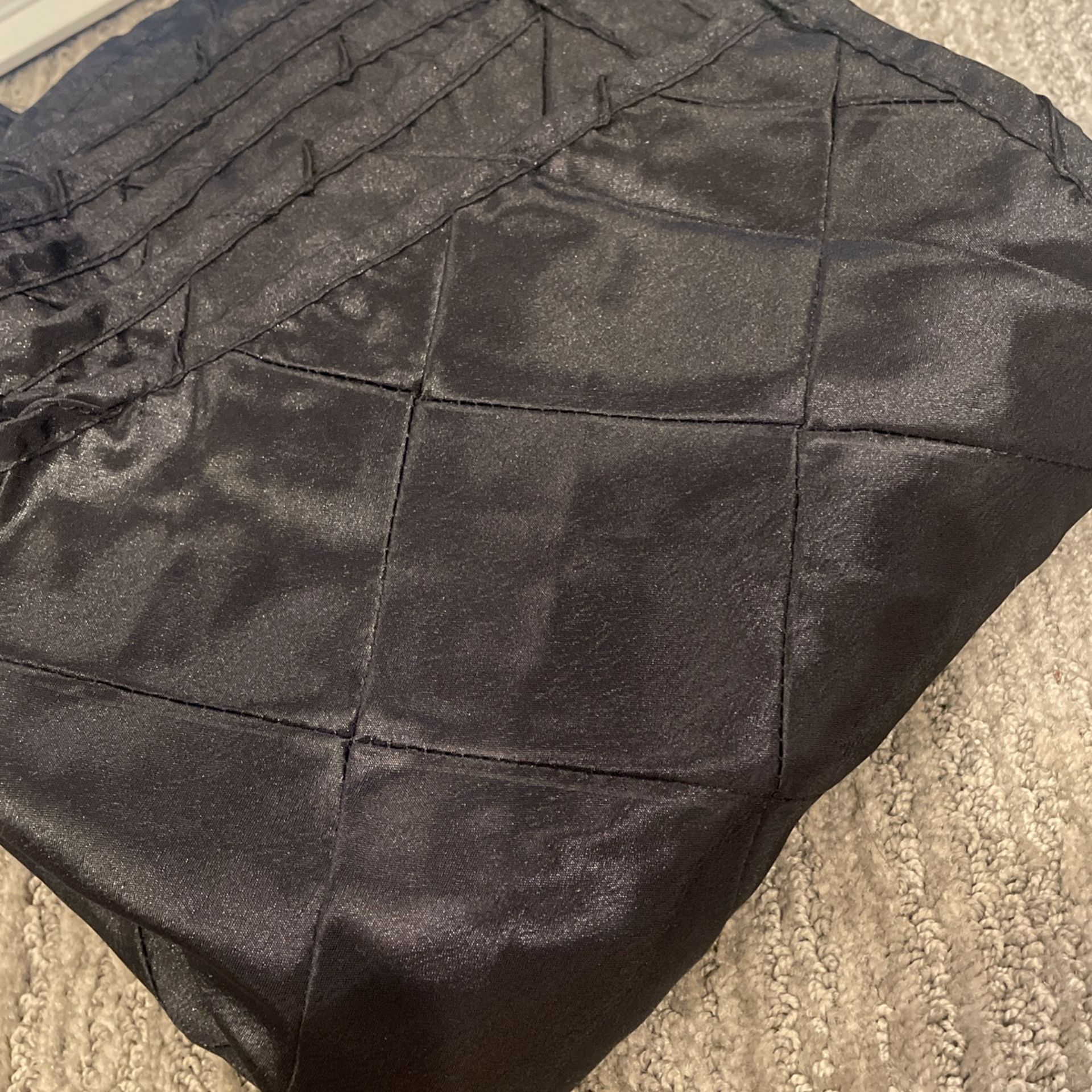 Black Table Napkins