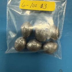 1 Oz Fishing Weights 