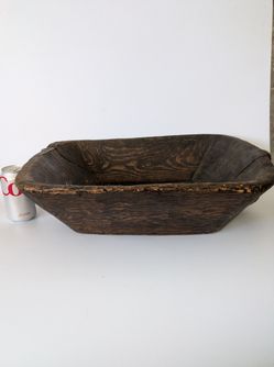 Antique Primitive Dough Bowl
