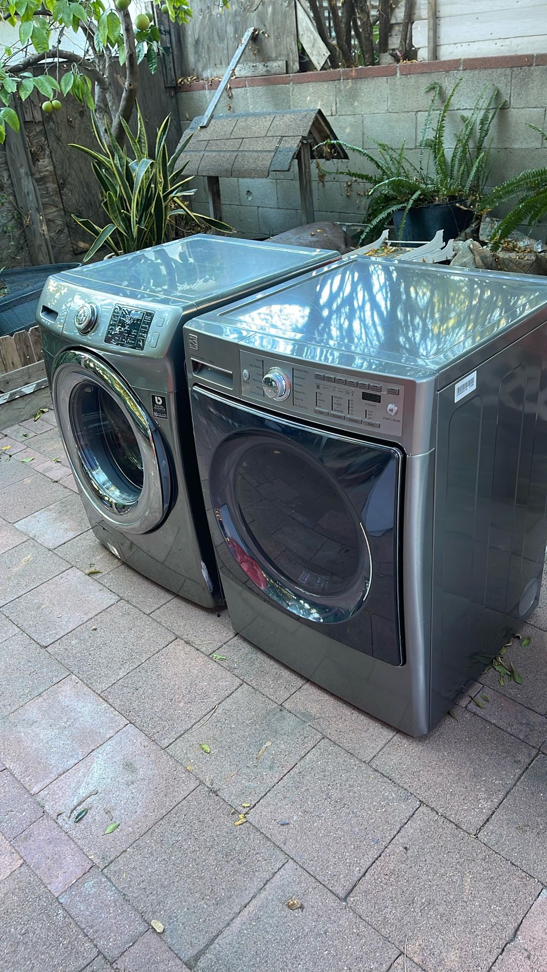 Samsung Washer And Kenmore Elite Gas Dryer Working Condition 