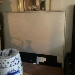 Beige  Queen Headboard 