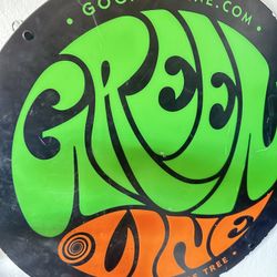 LED retail Sign For Green Line Cannabis Company