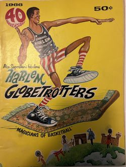 1966 Harlem Globetrotters 40th Anniversary Program 