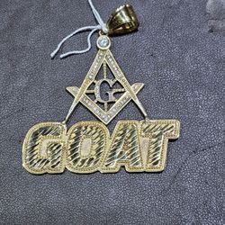 10kt YG Mason "GOAT" Pendant. (C-1) ASK FOR RYAN. #00(contact info removed)