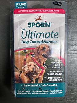 Dog control harness