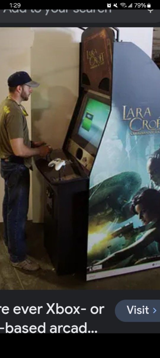 LARA CROFT AND THE GUARDIAN OF LIGHT Promotioal Arcade Game 