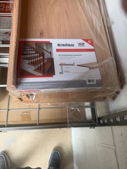 Retrotread (unfinished) stair treads 42 inches wide 5/8 thick 11.5 depth