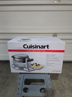 Brand New Cuisinart Double Belgian Waffle Maker (WAF-F20P1) - Stainless Steel