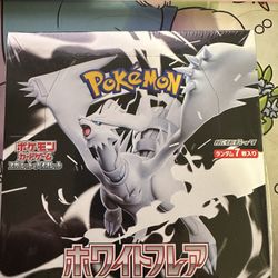 Sealed White flare Pokemon Booster Box 