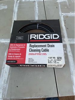 Ridgid Drain Cleaning Cable, 5/16 In. x 35 ft