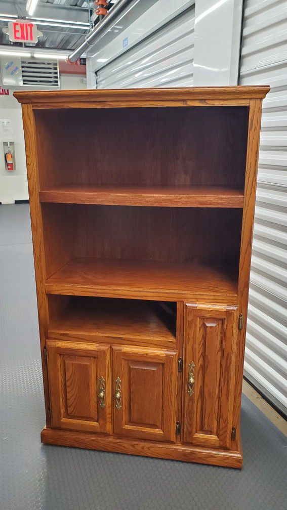 Vintage Stereo Cabinet/Bookcase CD DVD