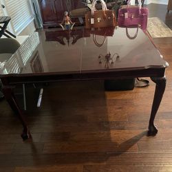 Cherrywood Dining Table, Seats 6