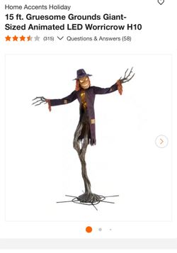 New 15 ft. Gruesome Grounds Giant- Sized Animated