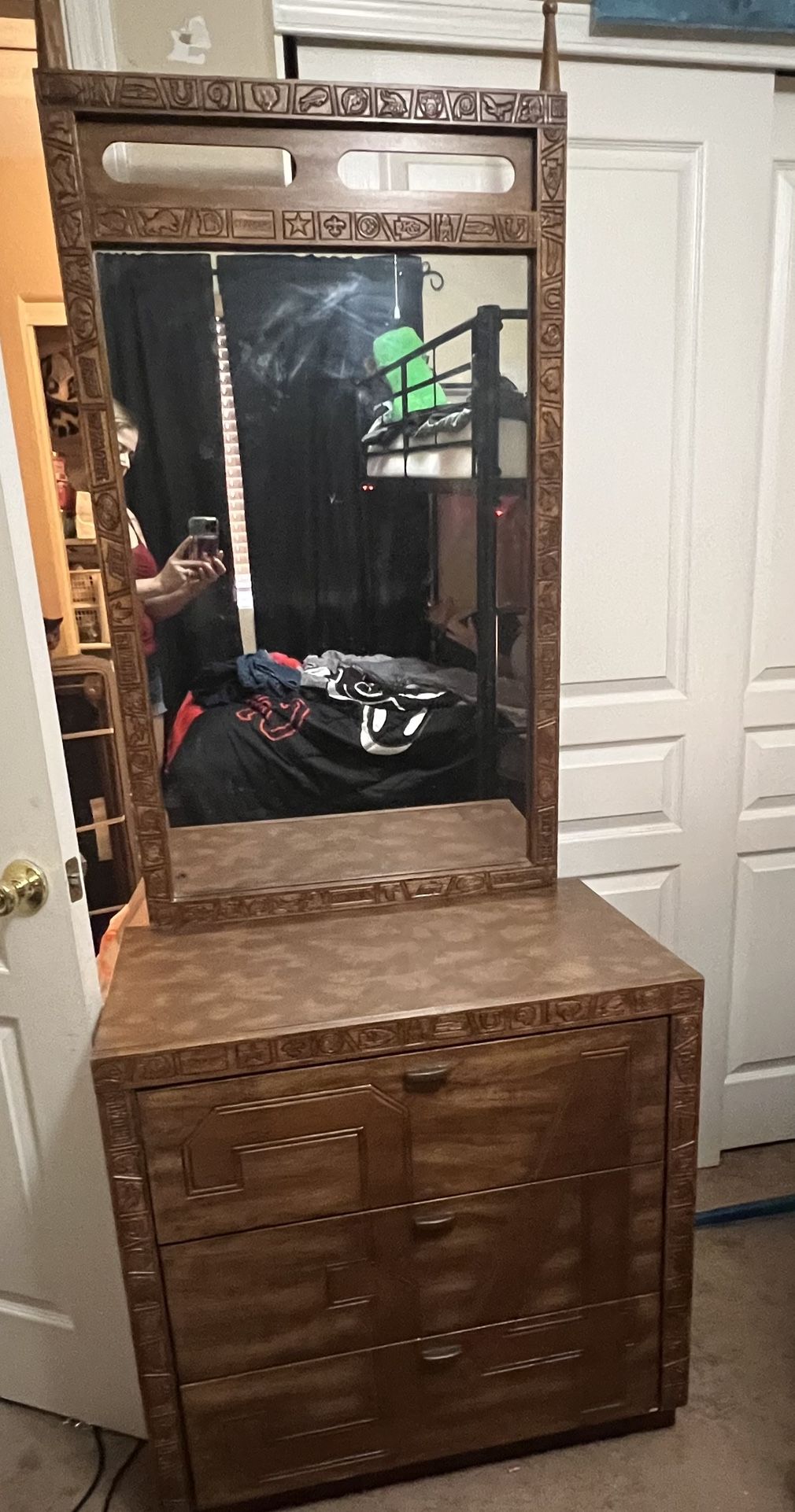 NFL Dresser, Bookshelf/tv Stand, & Chair