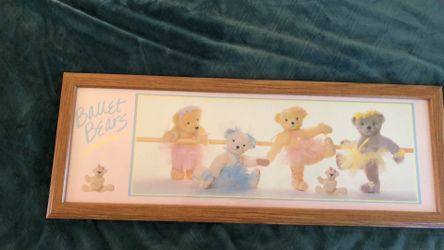 Ballet Bears Wall Art