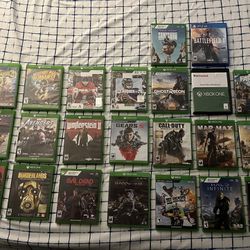 Xbox One Games Used all In Great Condition (please Read The Description)