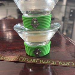 Hamsa 🪬 Candle Holder Set~ From Israel By Moshe Andres~ New In Original Box