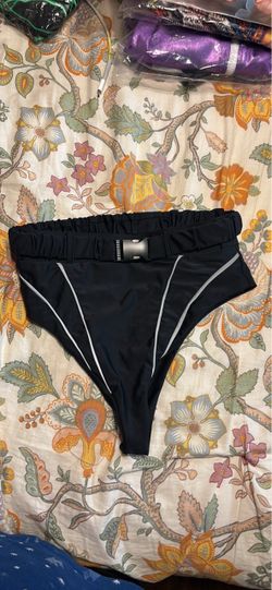 Reflective bikini bottoms for rave