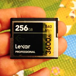 Lexar Professional 3600x 256gb Memory Card For Sale 